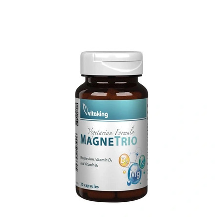 Vitaking Magnetrio D3 K2 Magnesium Bisglycinate 30 Capsules
