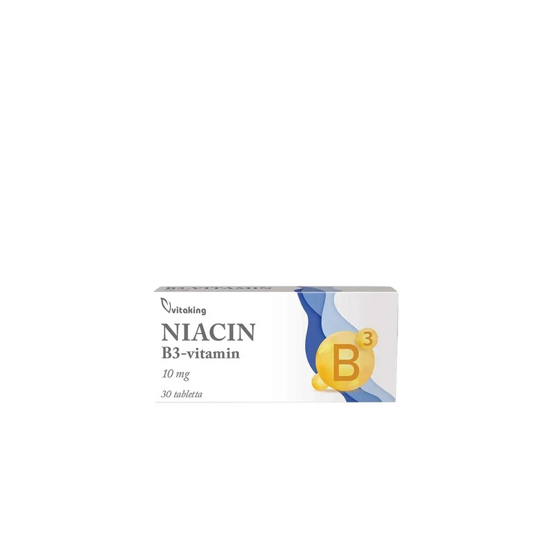 Vitaking Niacin B3 10 Mg 30 Tablets