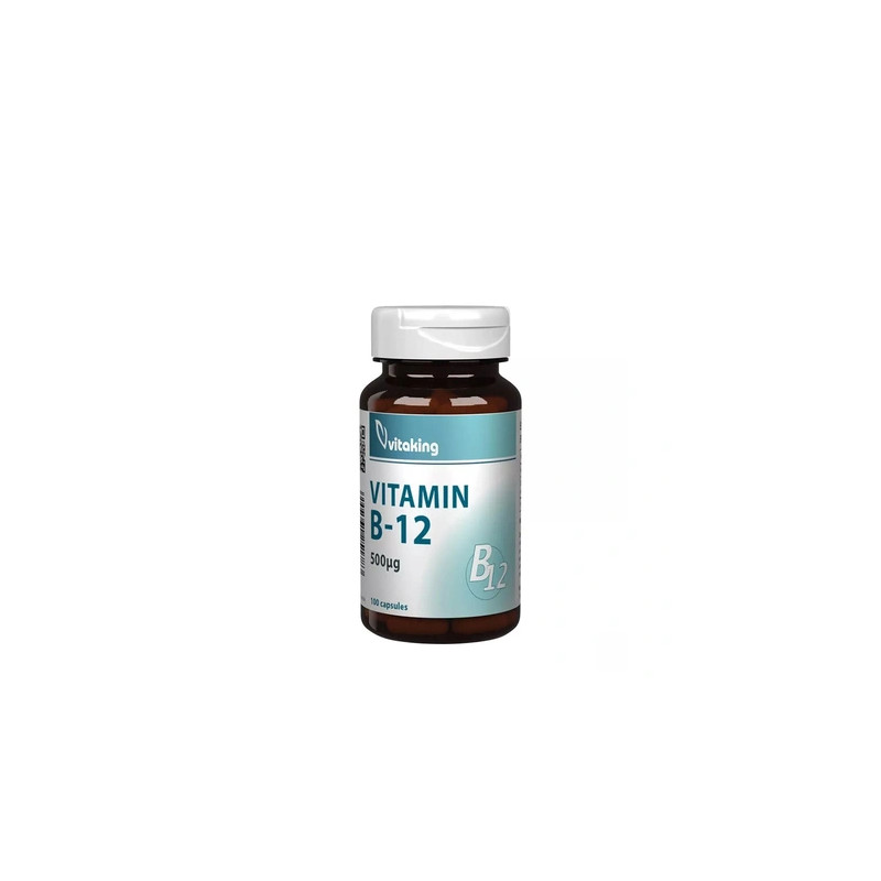Vitaking Vitamin B12 500 Micrograms 100 Capsules