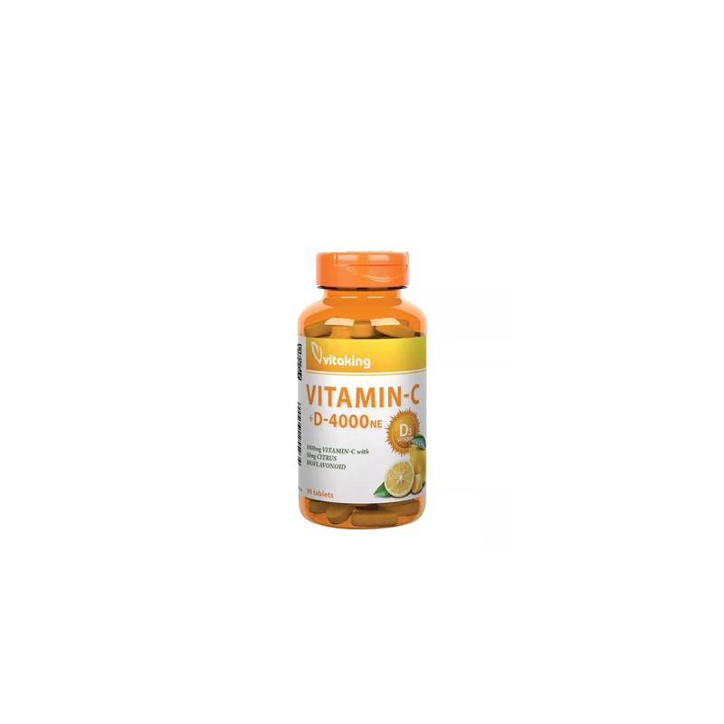 Vitaking Vitamin C1000 Vitamin D4000 90 Tablets
