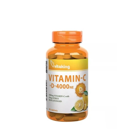 Vitaking Vitamin C1000 Vitamin D4000 90 Tablets