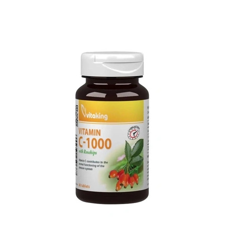 Vitaking Vitamin C1000 Time Release With Rosehips 60 Tablets