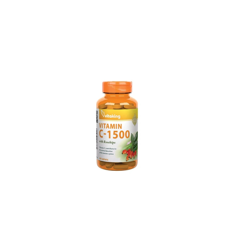 Vitaking Vitamin C1500 With Rosehips 60 Tablets