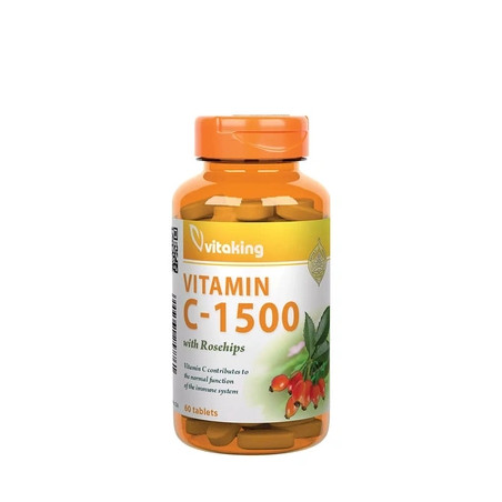 Vitaking Vitamin C1500 With Rosehips 60 Tablets