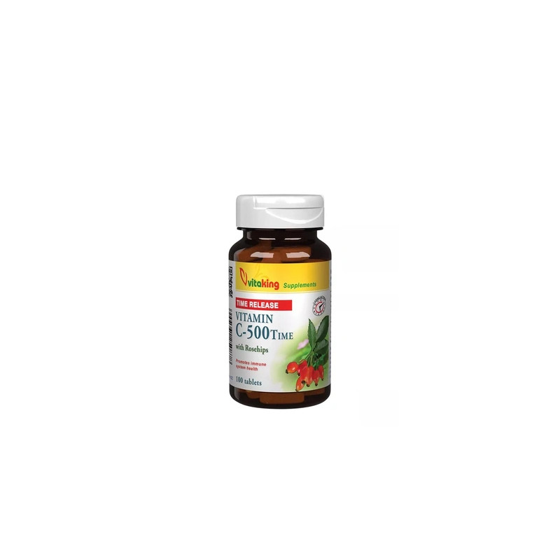 Vitaking Vitamin C500 Time Release With Rosehips 100 Tablets