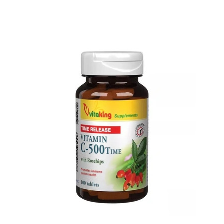 Vitaking Vitamin C500 Time Release With Rosehips 100 Tablets