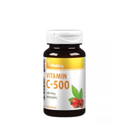 Vitaking Vitamin C500 With Rosehips 100 Tablets