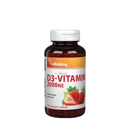 Vitaking Vitamin D3 2000 Iu Strawberry Lozenges 210 Count