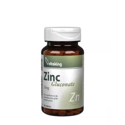 Vitaking Zinc Gluconate 25 Mg 90 Tablets