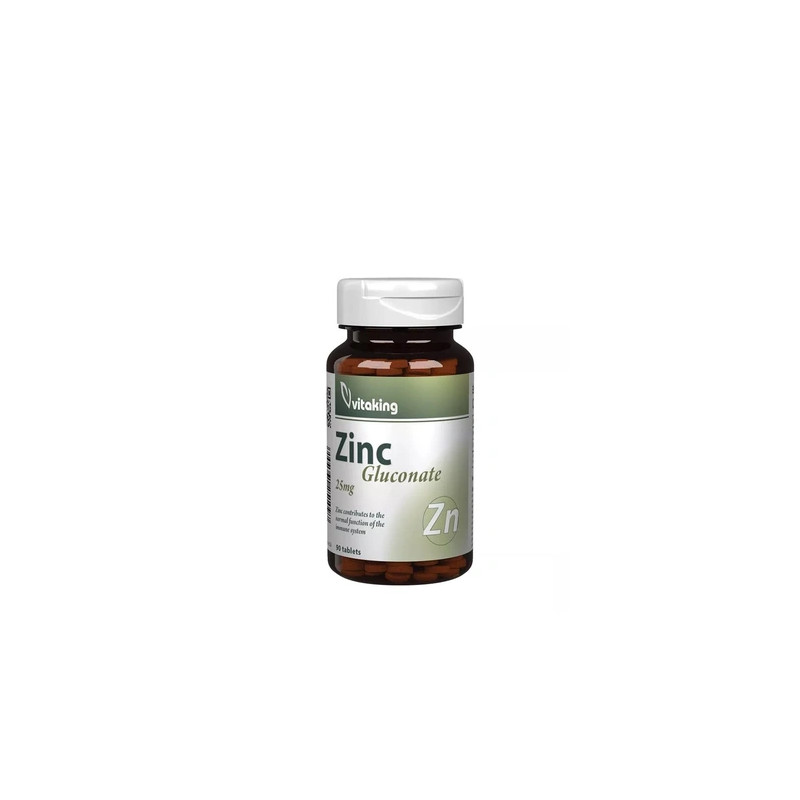 Vitaking Zinc Gluconate 25 Mg 90 Tablets