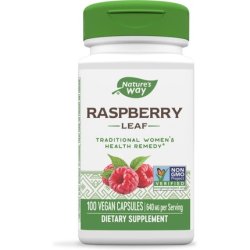 Nature's Way Raspberry Leaf 640mg Per 2 Capsule Serving