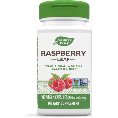 Nature's Way Raspberry Leaf 640mg Per 2 Capsule Serving
