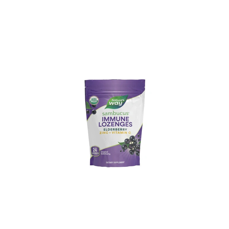 Nature's Way Sambucus Immune Organic Lozenges 24 Count