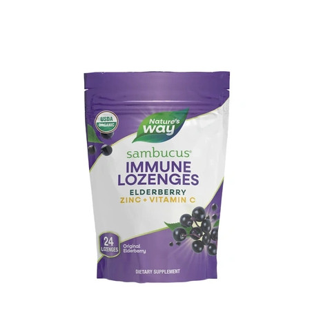 Nature's Way Sambucus Immune Organic Lozenges 24 Count
