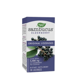 Nature's Way Sambucus Original Elderberry Lozenges 30 Count