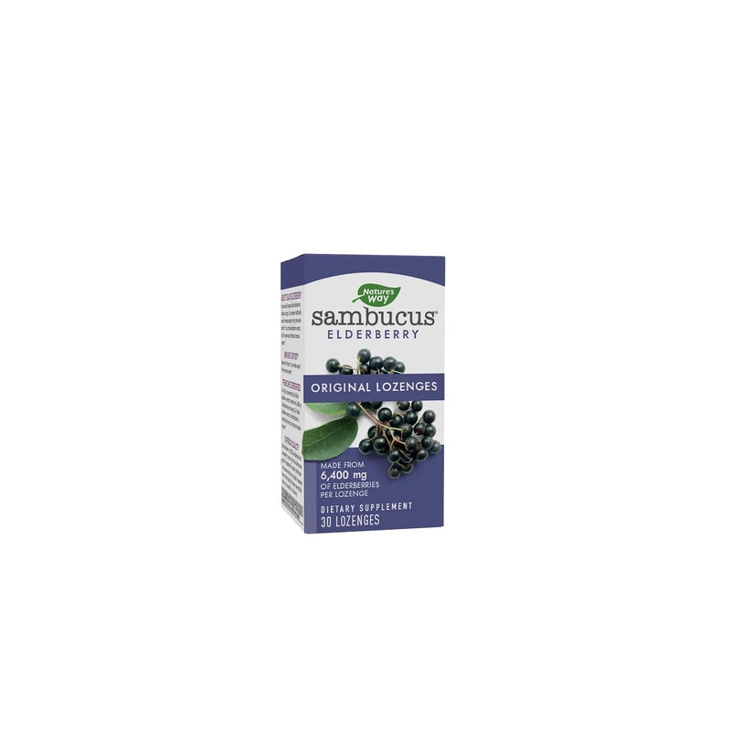 Nature's Way Sambucus Original Elderberry Lozenges 30 Count
