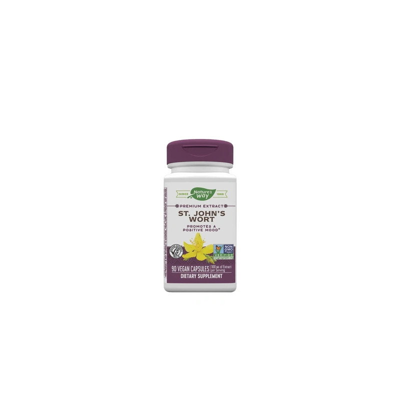 Nature's Way St John's Wort Premium Extract 90 Capsules