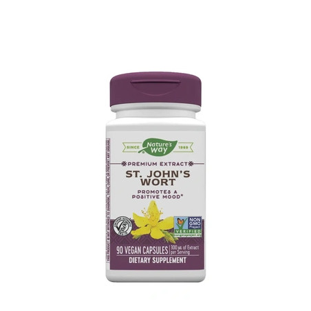 Nature's Way St John's Wort Premium Extract 90 Capsules