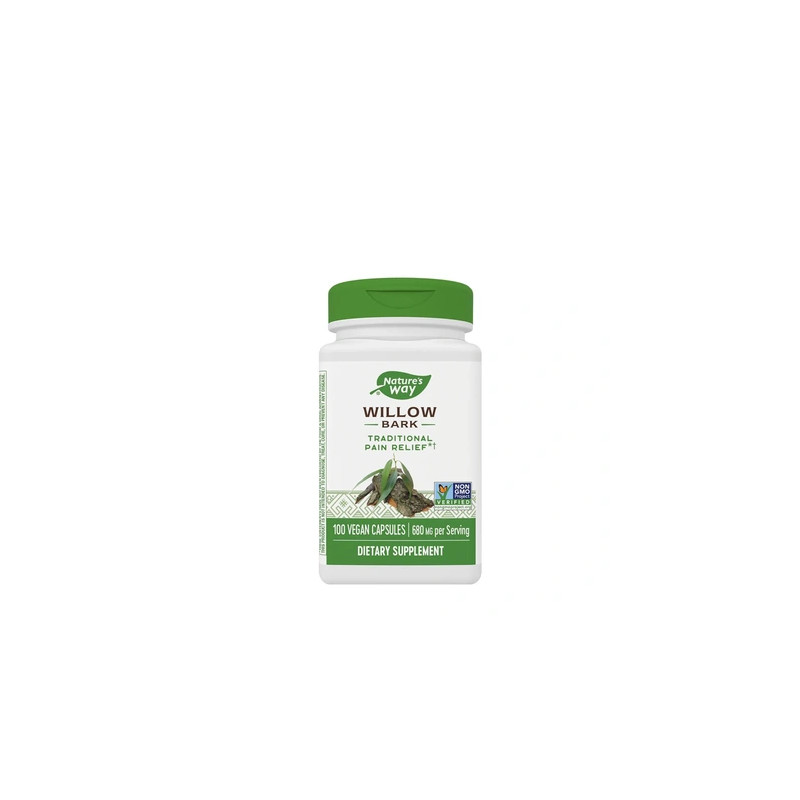 Nature's Way Willow Bark 100 Vegetarian Capsules