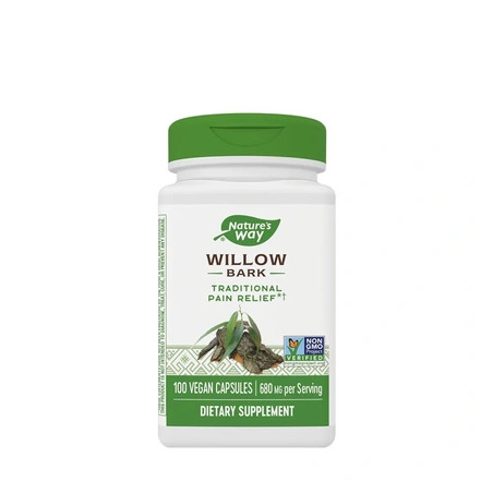 Nature's Way Willow Bark 100 Vegetarian Capsules