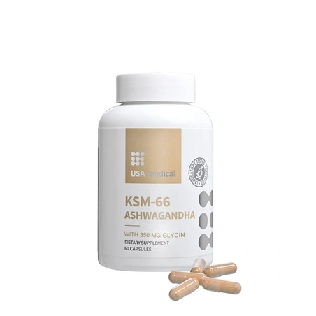 Usa Medical Ksm66 Ashwagandha 60 Capsules
