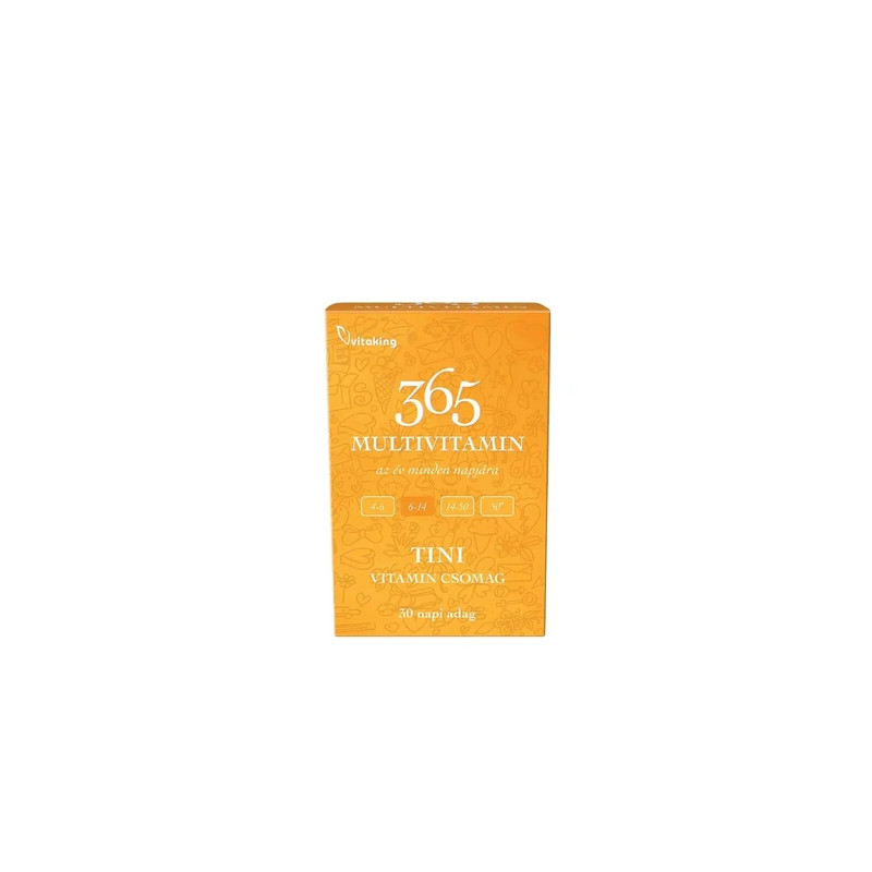 Vitaking Vitaking 365 Multivitamin Teen Pack 30 Packs