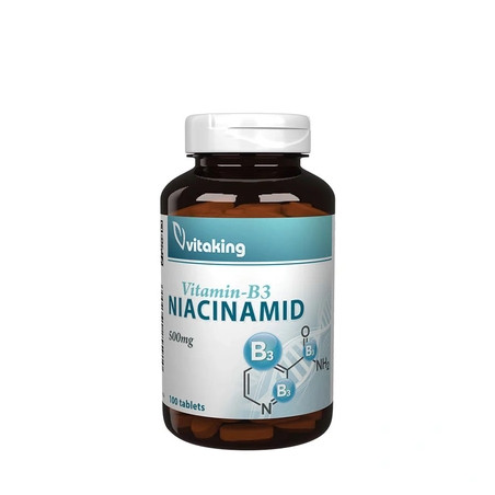 Vitaking B3 Niacinamide 500 Mg 100 Tablets