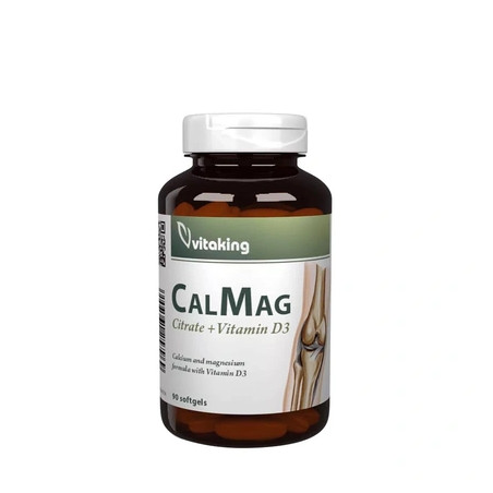 Vitaking Calmag Citrate With Vitamin D3 90 Softgels