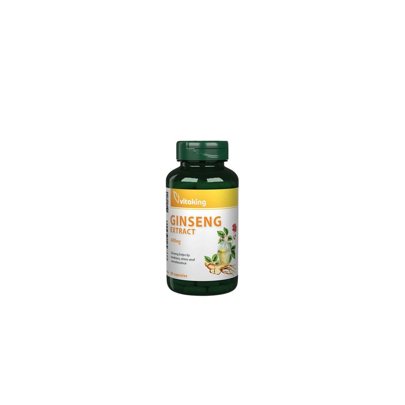 Vitaking Ginseng Extract 100 Mg 60 Capsules
