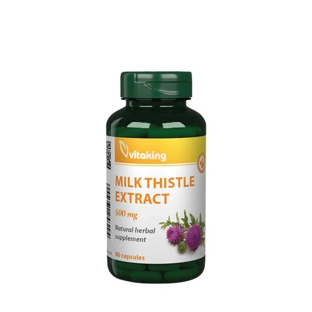 Vitaking Milk Thistle Extract 500 Mg 80 Capsules
