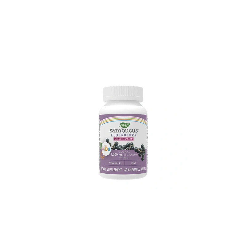 Nature's Way Sambucus Kids Immune Chewables 40 Count
