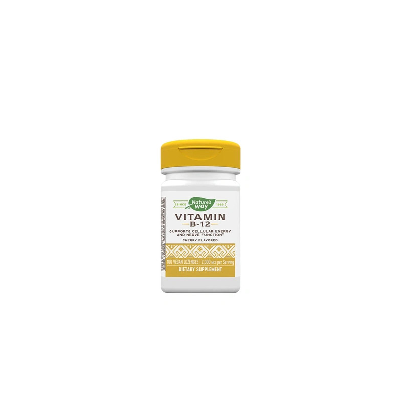 Nature's Way Vitamin B12 Cherry Lozenges 100 Count