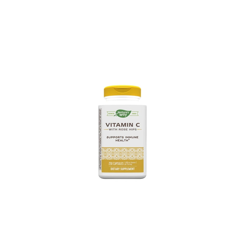 Nature's Way Vitamin C With Rose Hips 250 Capsules