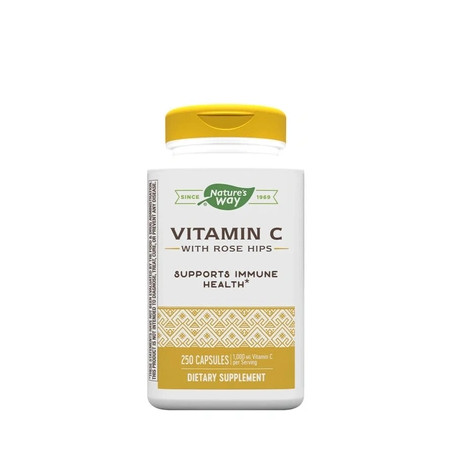 Nature's Way Vitamin C With Rose Hips 250 Capsules