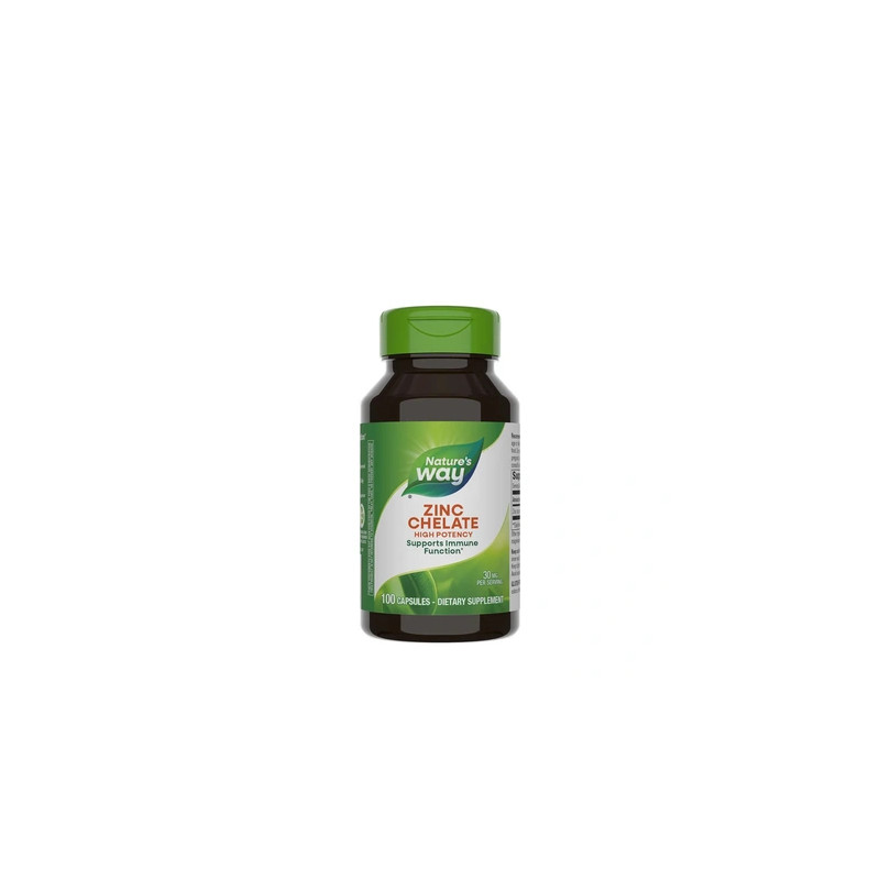 Nature's Way Zinc Chelate 100 Capsules