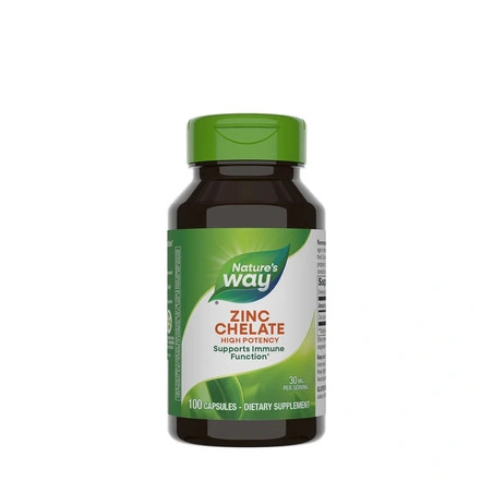 Nature's Way Zinc Chelate 100 Capsules