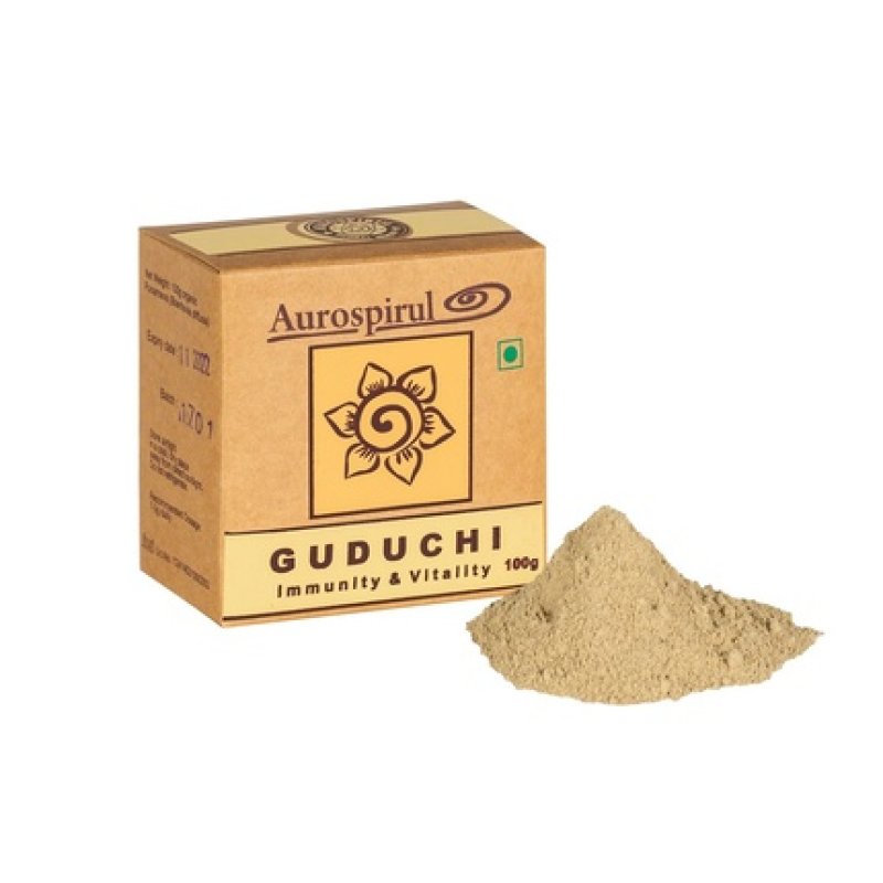 Aurospirul Guduchi Powder 100 Grams 3527 Ounces