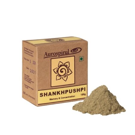 Aurospirul Shankapushpi Powder 100 Grams 3527 Ounces