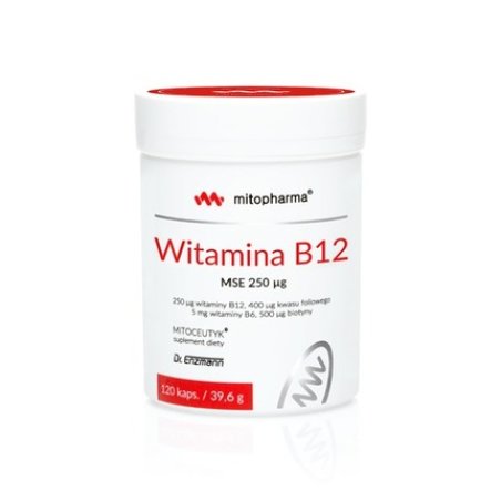 Dr Enzmann Mse Vitamin B12 Mse 250 Micrograms 120 Capsules