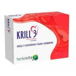 Herbovita Krill 3 Supplement 60 Capsules