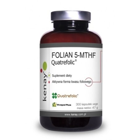 Kenay Folate 5mthf Active Folic Acid Quatrefolic 300 Capsules