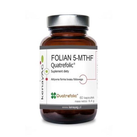 Kenay Folate 5mthf Active Folic Acid Quatrefolic 60 Capsules