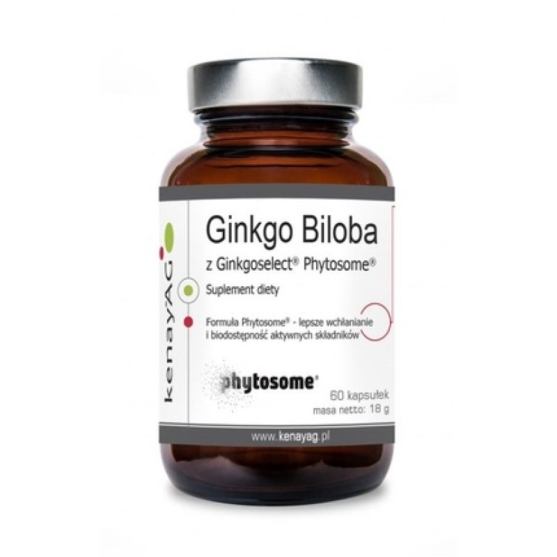 Kenay Kenay Ginkgo Biloba With Ginkgoselect Plus Phytosome 60 Capsules