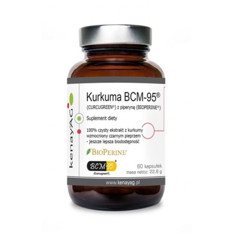 Kenay Kenay Curcumin Bcm95 With Piperine 60 Capsules
