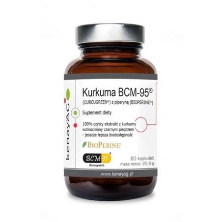 Kenay Kenay Curcumin Bcm95 With Piperine 60 Capsules