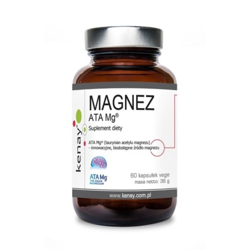 Kenay Kenay Magnesium Ata Magnesium Supplement 60 Capsules
