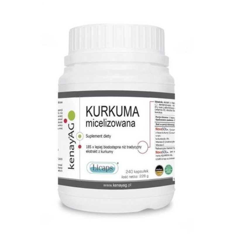 Kenay Kenay Micelle Curcumin Licaps 240 Capsules