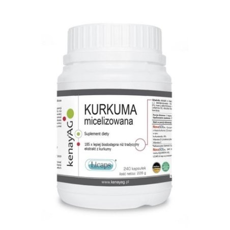 Kenay Kenay Micelle Curcumin Licaps 240 Capsules