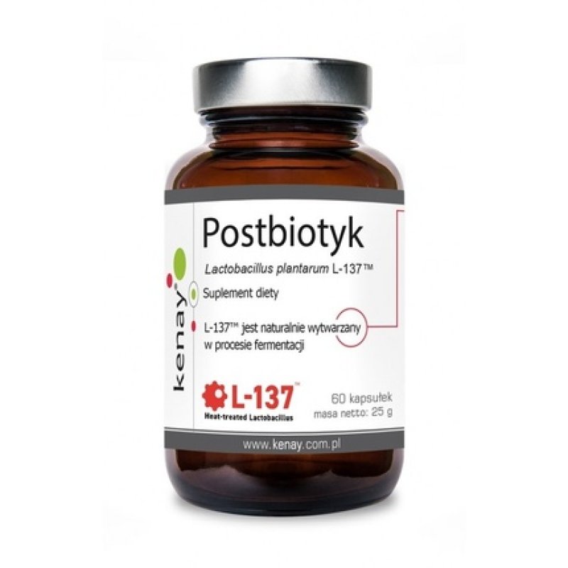 Kenay Postbiotic Lactobacillus Plantarum L137 Supplement 60 Capsules