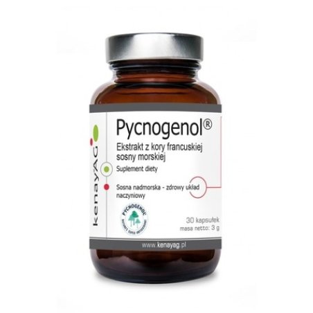 Kenay French Marine Pine Bark Extract Pycnogenol 30 Capsules